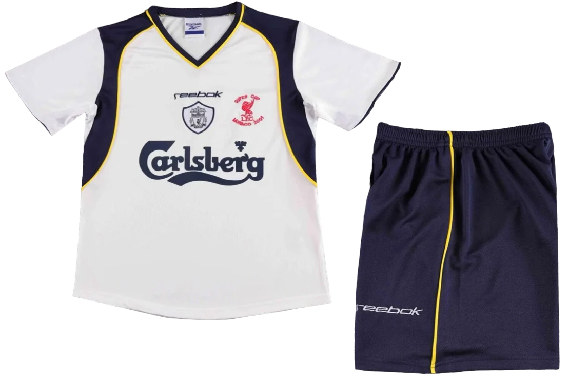 Kit infantil II Liverpool 2001 2002 Reebok retro